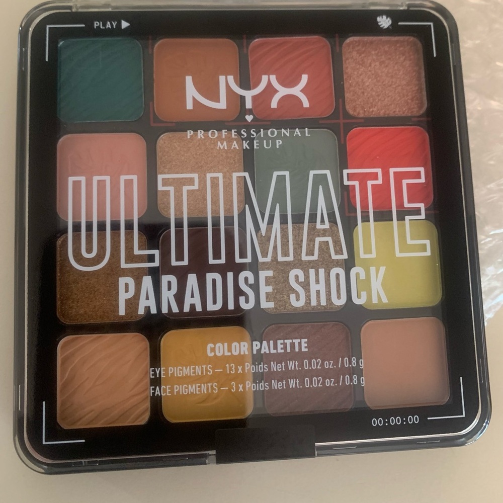 Get 2 pallets of NYX Paradise Shock Eye Palette